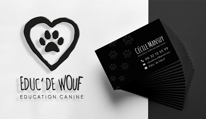 Conception graphique design et identité visuelle Educ'de Wouf 