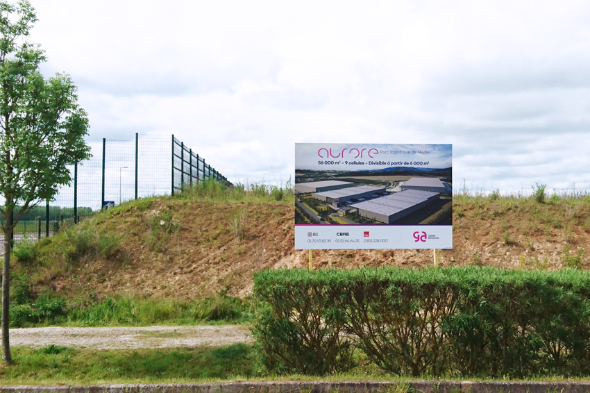 Signalétique panneau de chantier communication immobilier réalisation