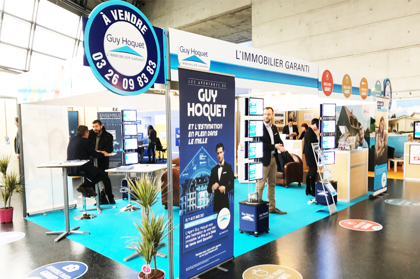 stand guy hoquet signalétique communication salon foire expo