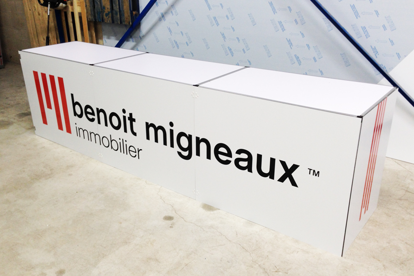 comptoir stand migneaux immobilier foire salon expos