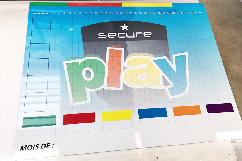 tableau velleda grand format secure play signalétique communication 