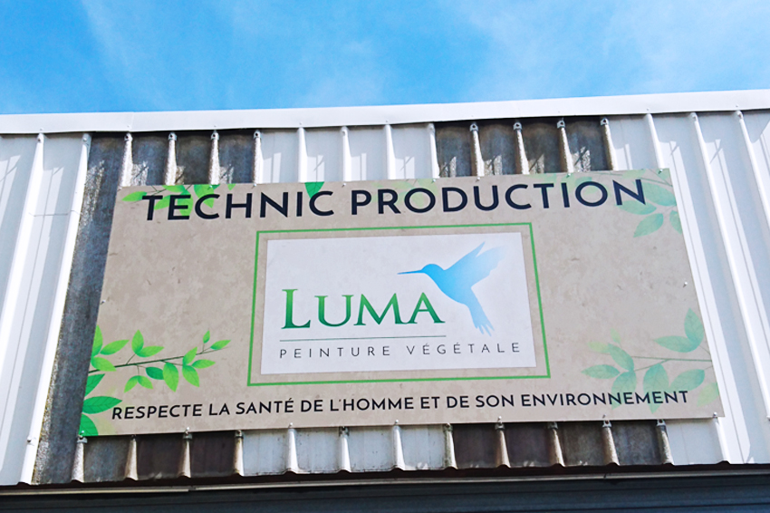 enseigne panneau technic production luma communication publicité signalétique