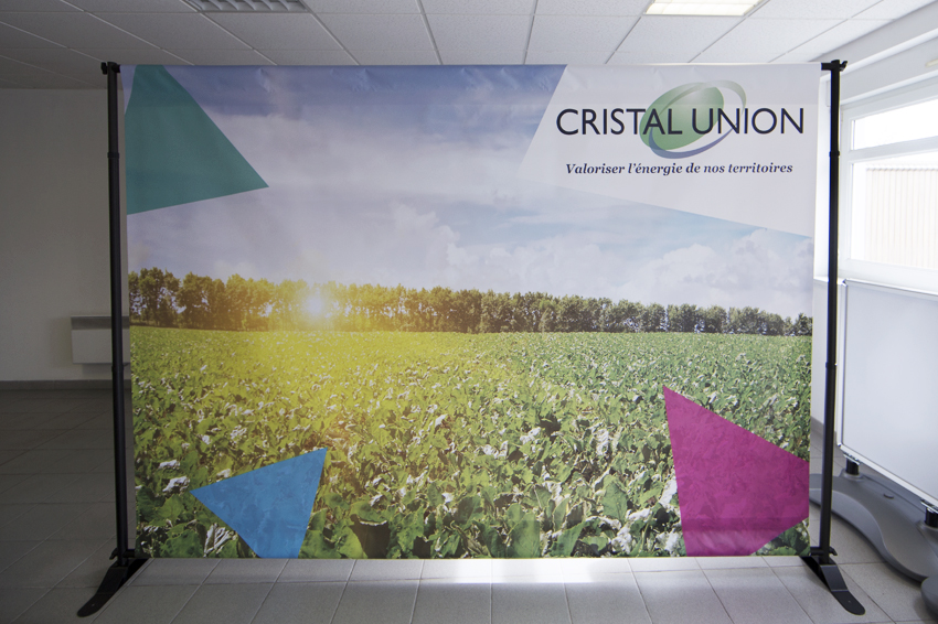 impression signalétique bâche photo photowall cristal union communication reims publicité displays