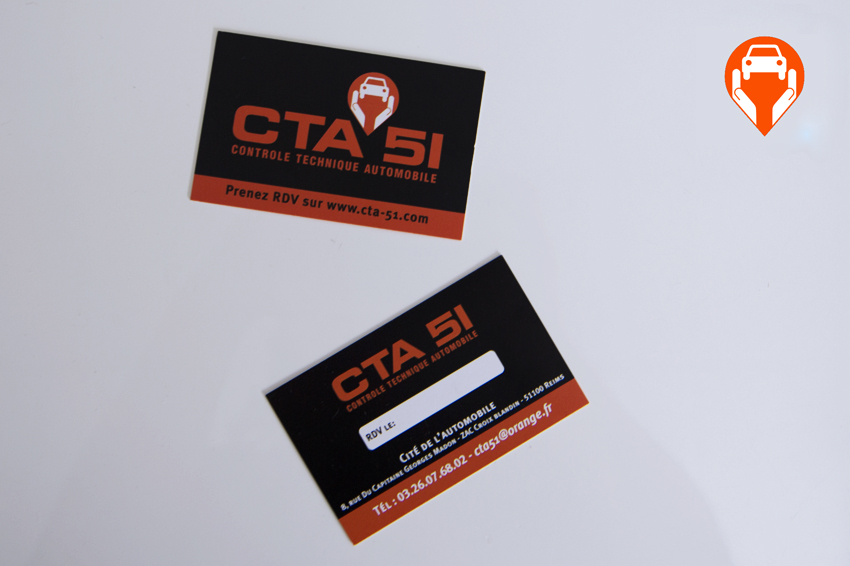 cartes de visite impression cta 51 communication publicité