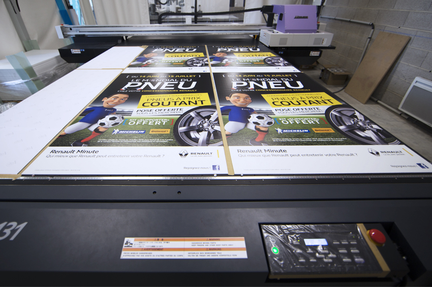 impression akylux mimaki jfx 500-2131 encre uv signalétique communication publicité