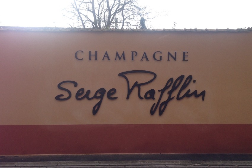 enseigne champagne Serge Rafflin