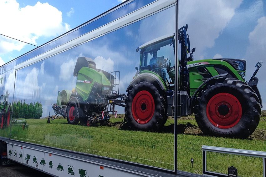 marquage véhicule camion fendt