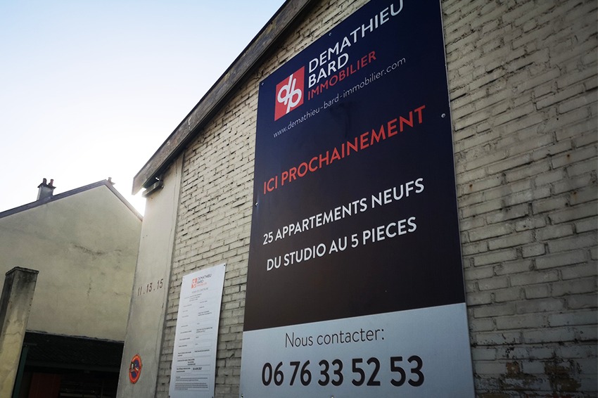 panneau demathieu bard immobilier reims signalétique