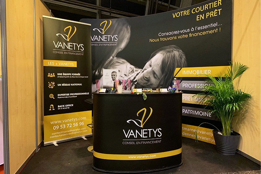 stand vanetys salon expo foire signalétique communication reims publicité