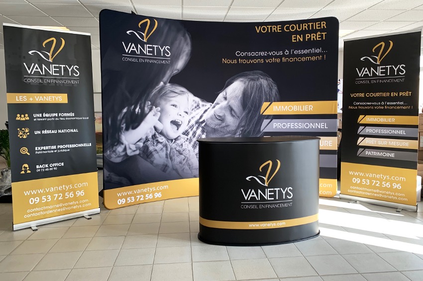 stand vanetys salon expo foire signalétique communication reims publicité